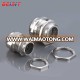 Metric Thread Brass Metal EMC Cable Gland with Shielding Spring