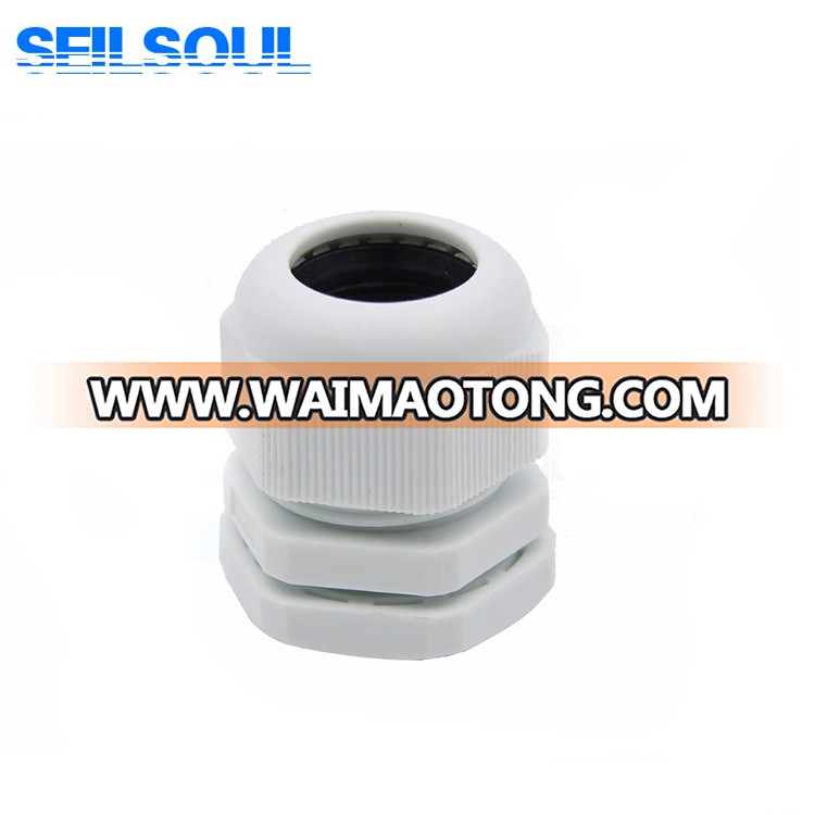 PG7 High quality ROHS PG series waterproof cable gland standard size nylon cable gland